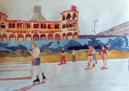 mural skaters