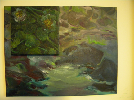 Water and Lily Pads on site