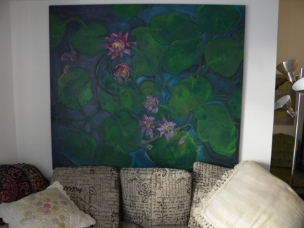 Lily Pads And Flowers on site